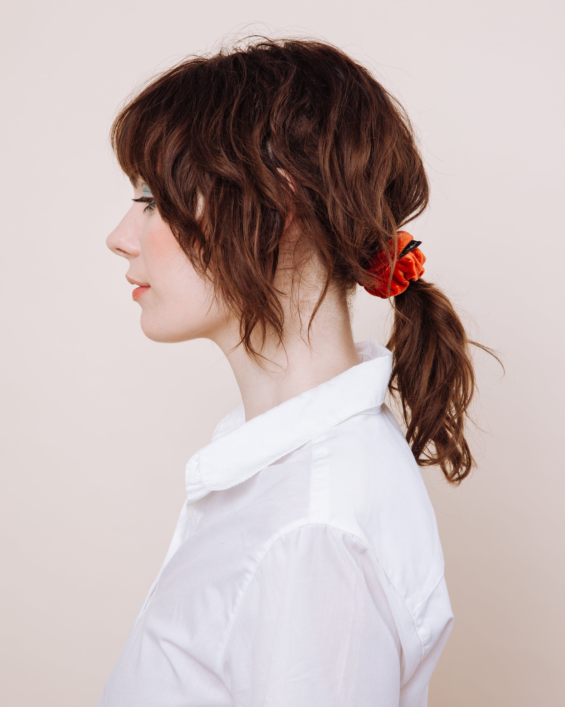 Velvet Sienna - Mini Scrunchie