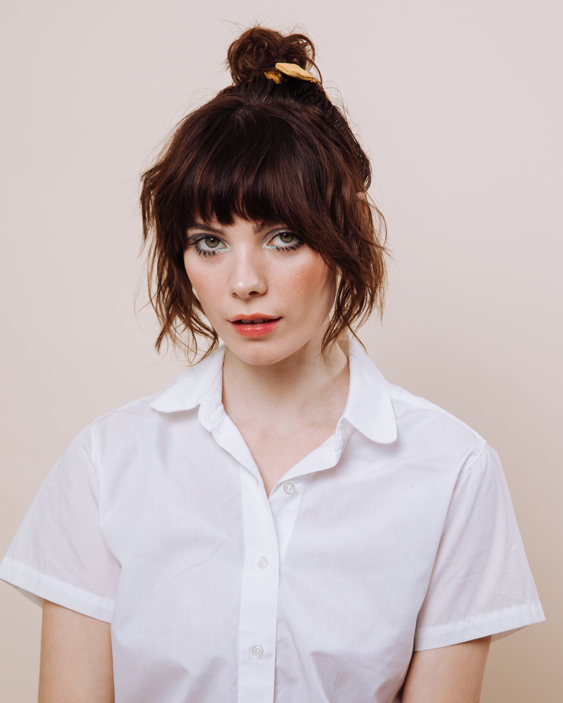 Jolene Mustard - Scrunchie Tie