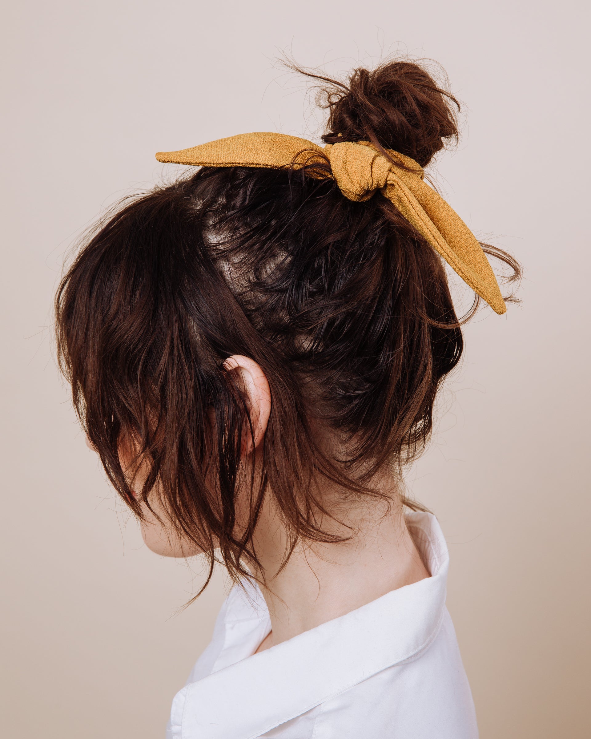 Jolene Mustard - Scrunchie Tie
