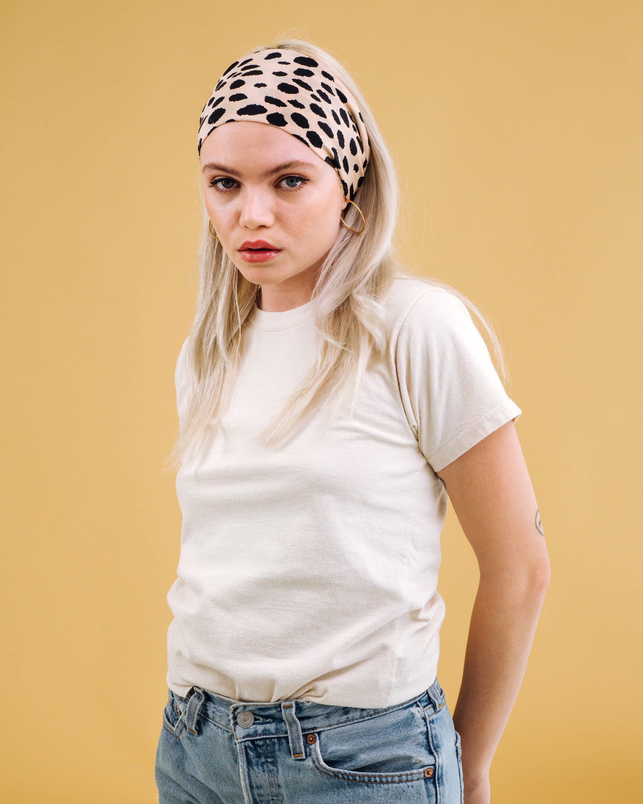 Devil in Disguise: Champagne - Brigitte Headband