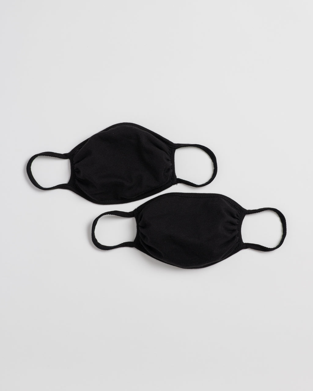 Black Face Masks: Two Pack