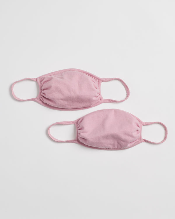 Pink Face Masks: Two Pack
