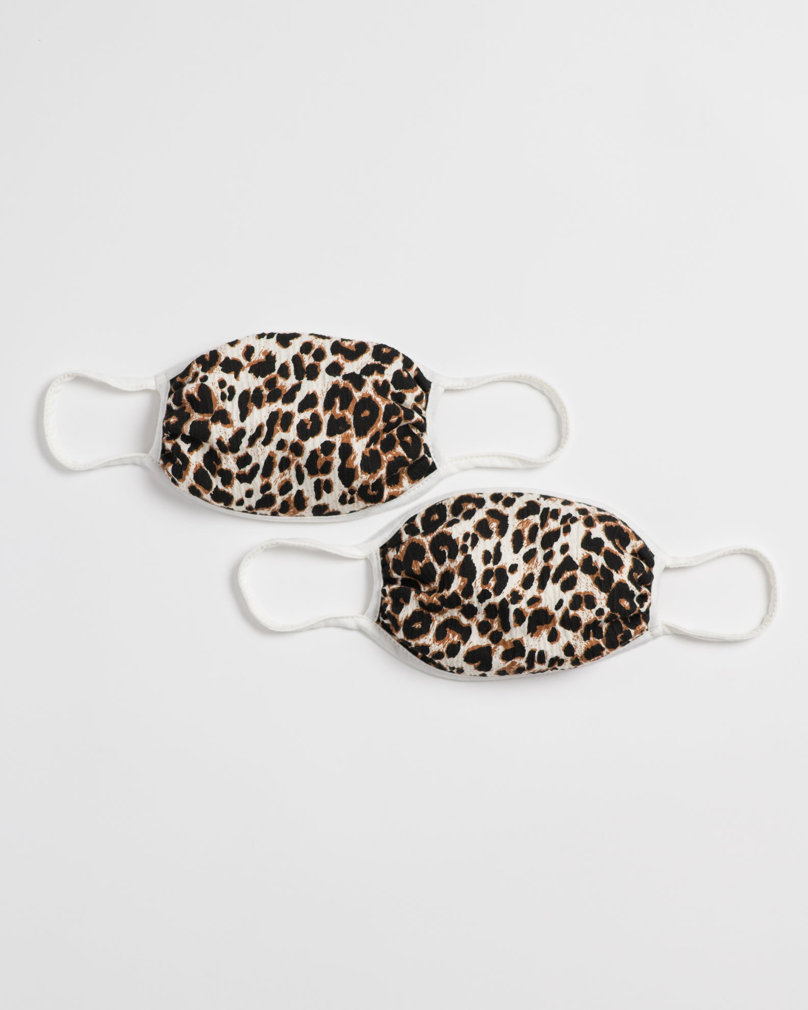 Leopard Face Masks: Two Pack