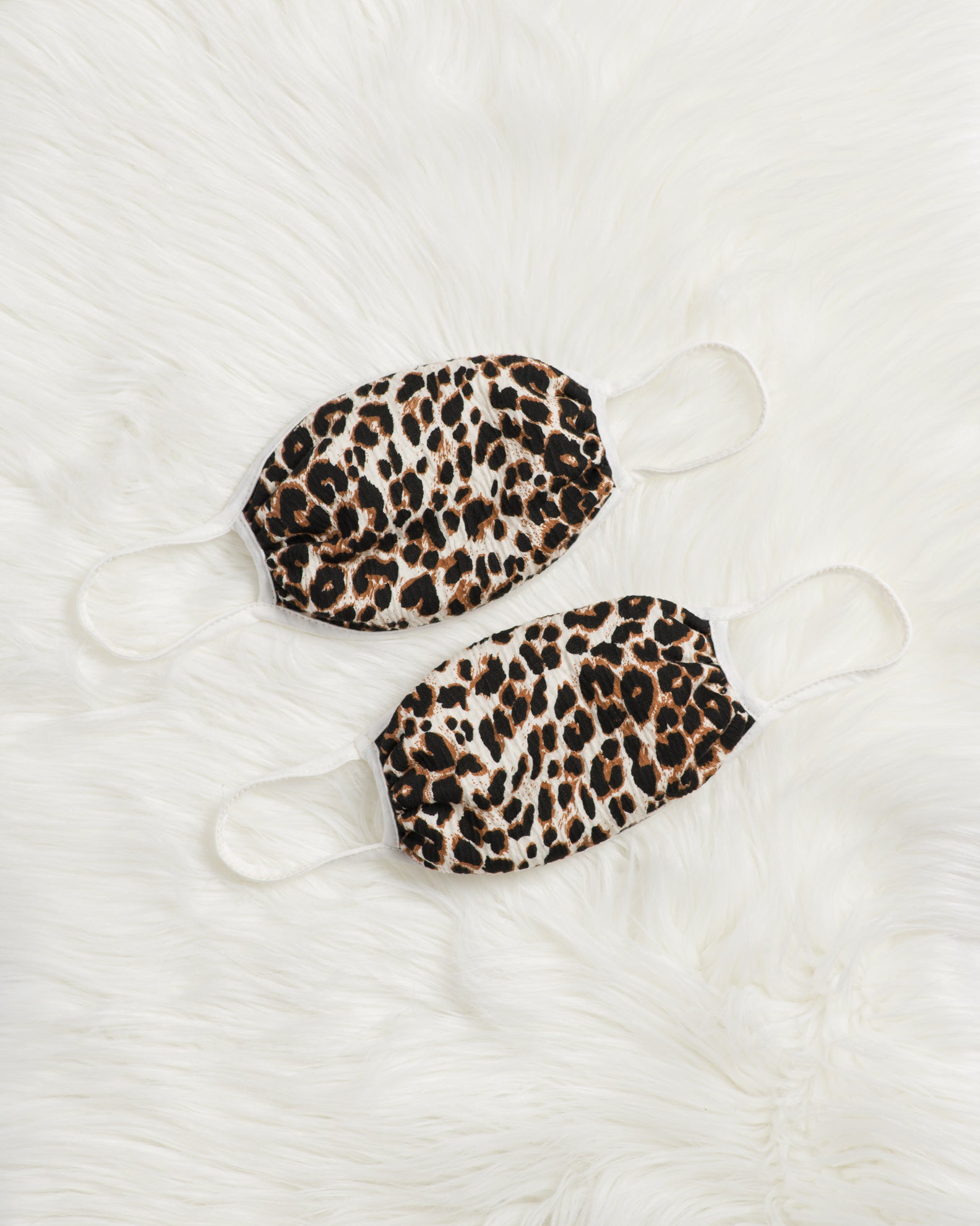 Leopard Face Masks: Two Pack