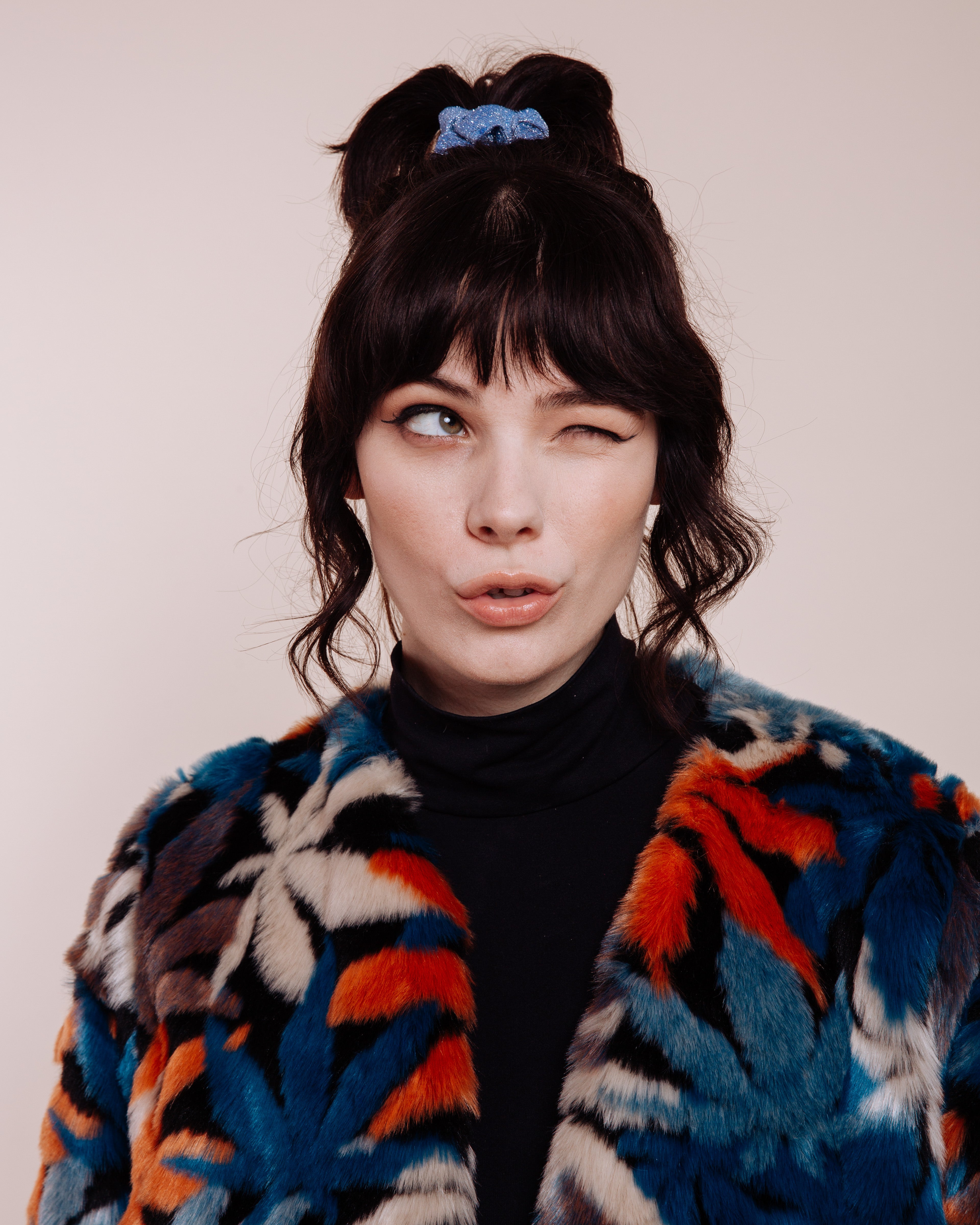 Jean Genie - Mini Scrunchie