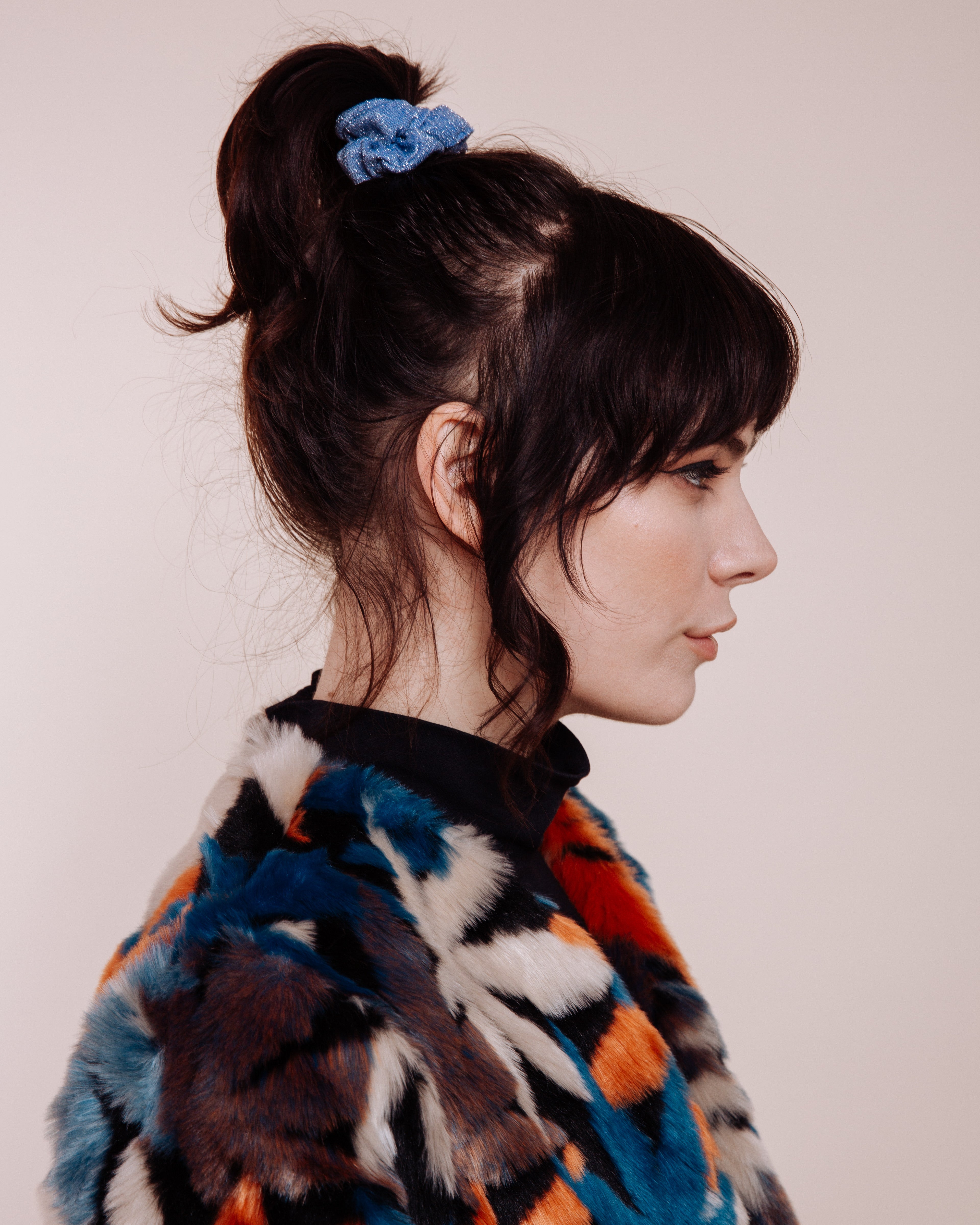 Jean Genie - Mini Scrunchie