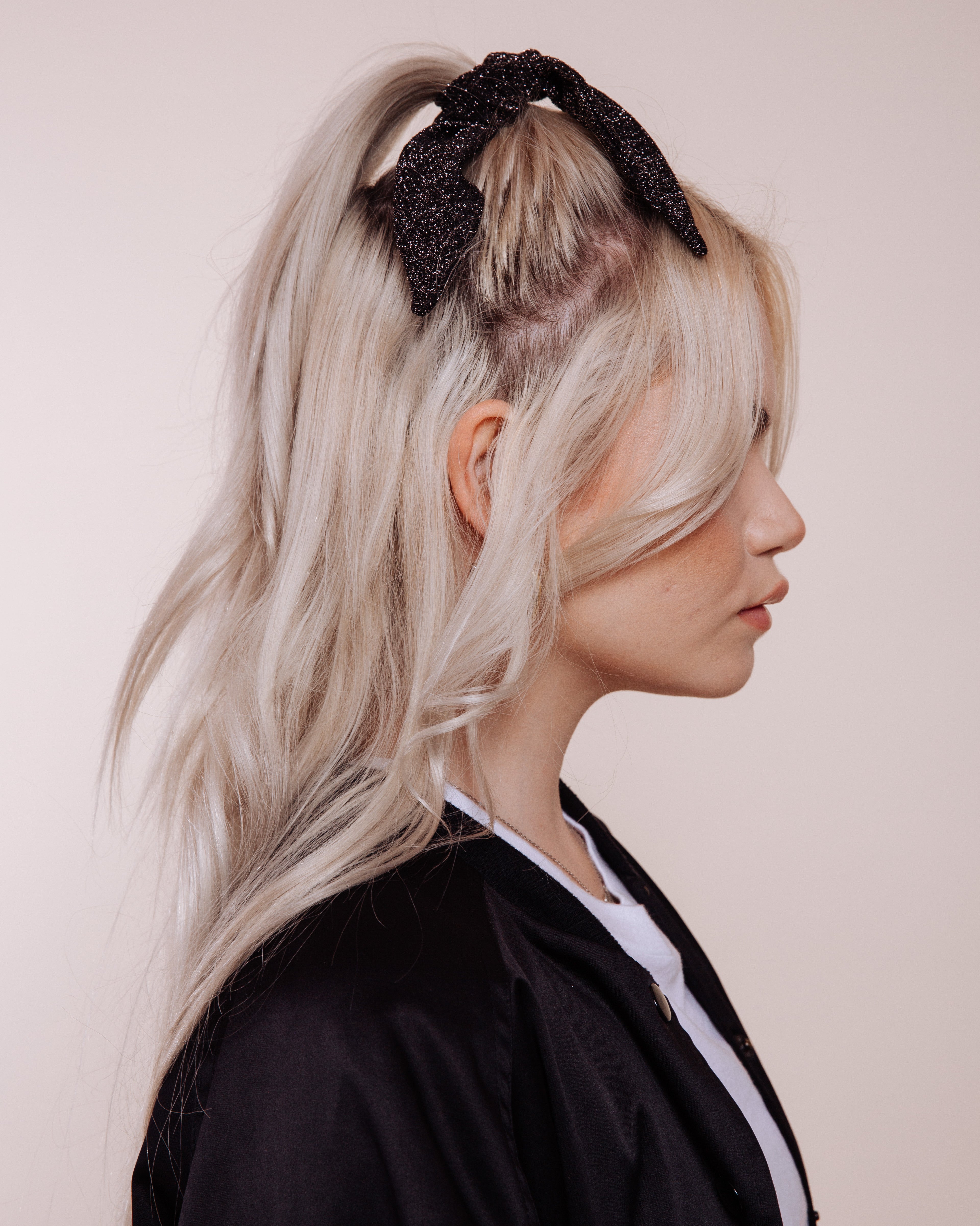 Ace of Spades - Scrunchie Tie