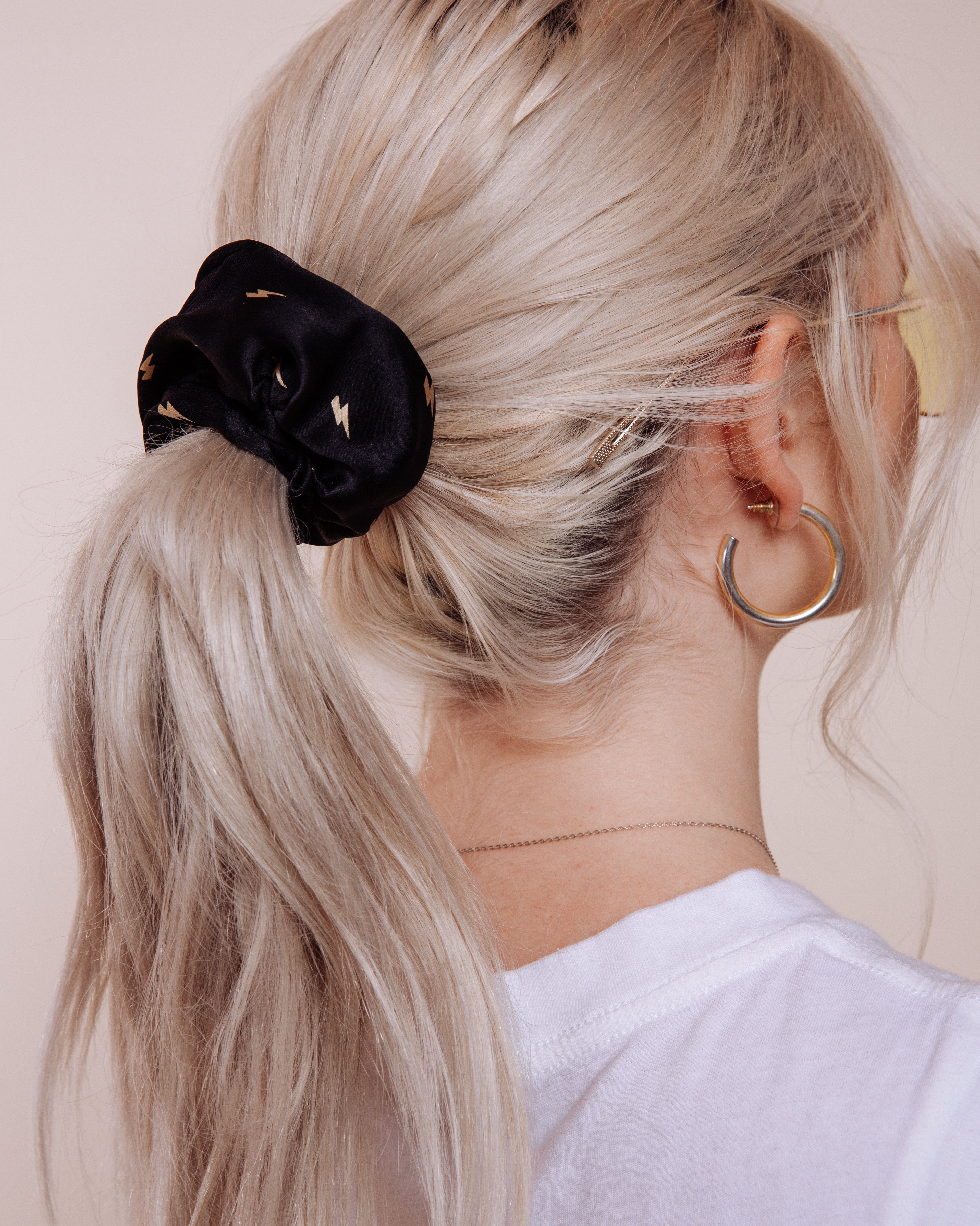 The Thunders: Black - Scrunchie