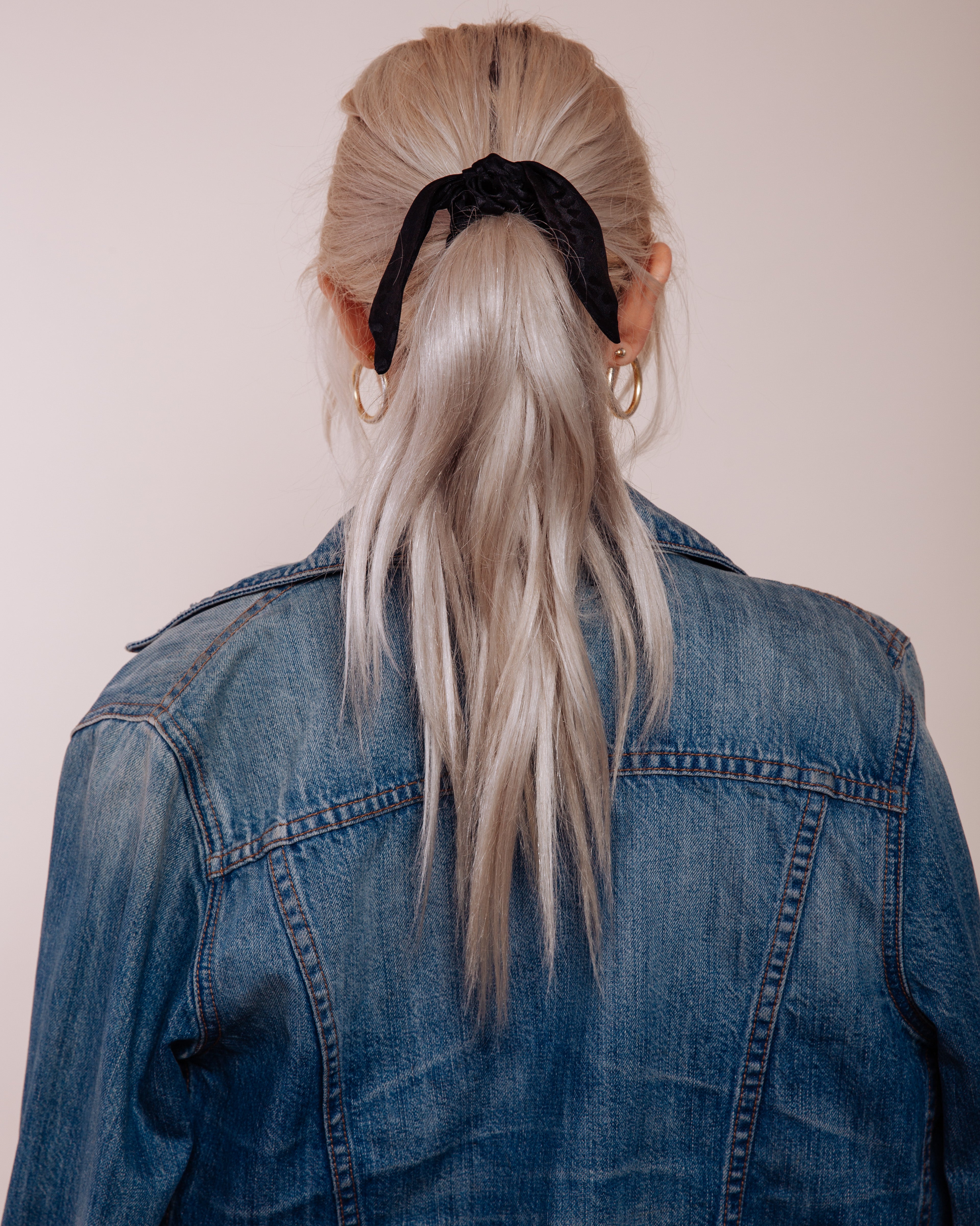 Tiny Dancer: Black - Scrunchie Tie