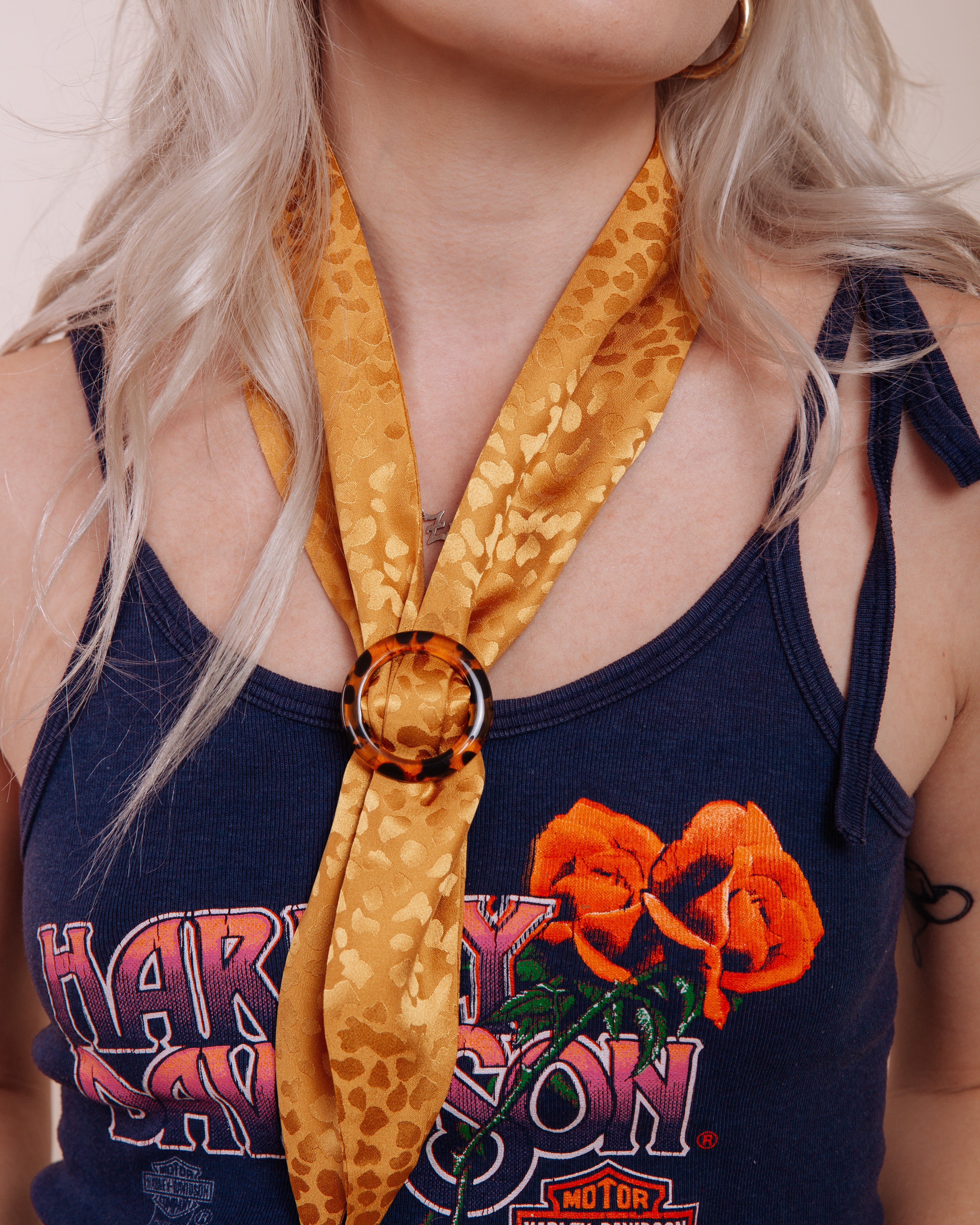 Tortoise Shell Scarf Slide