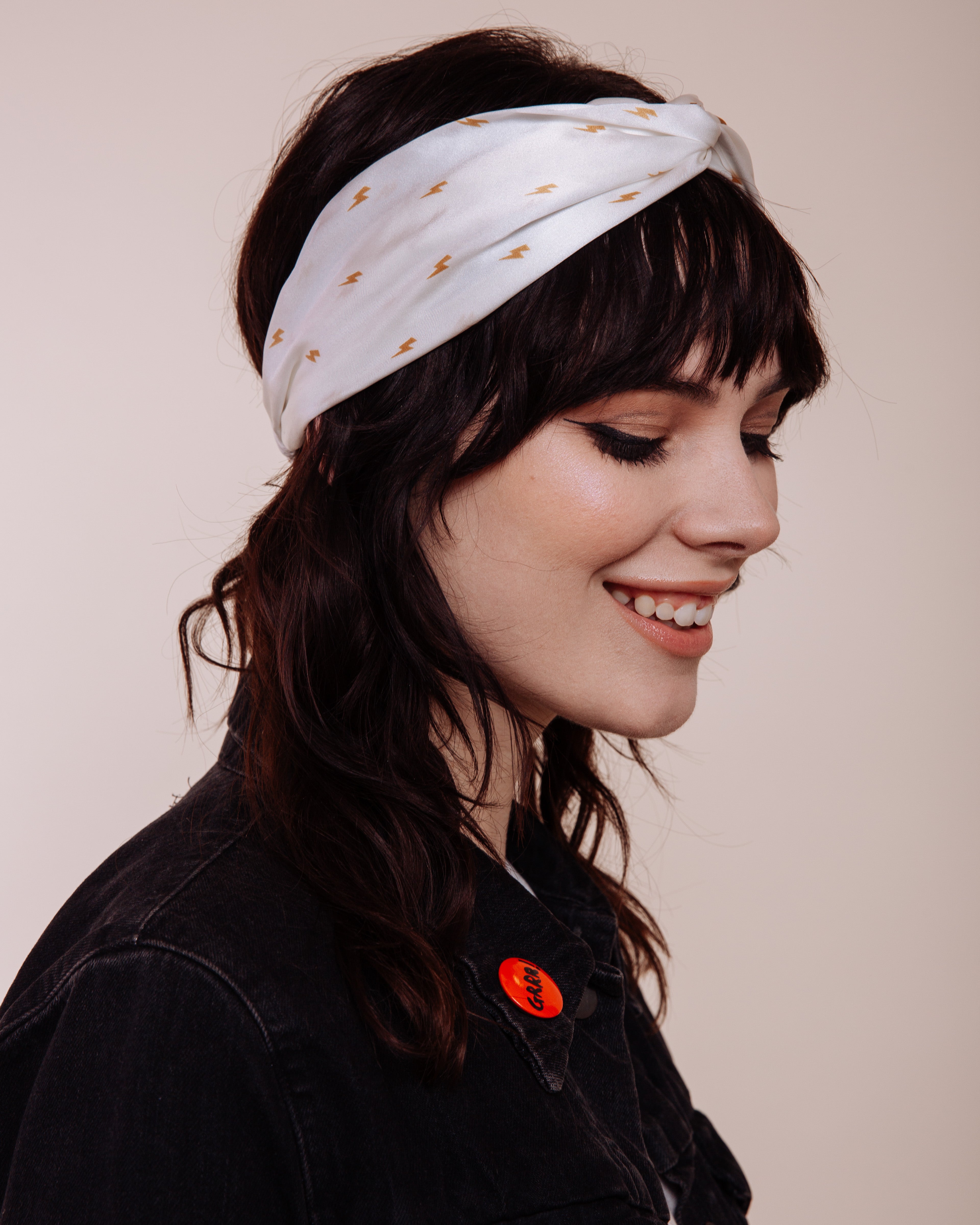 The Thunders: White - Headwrap