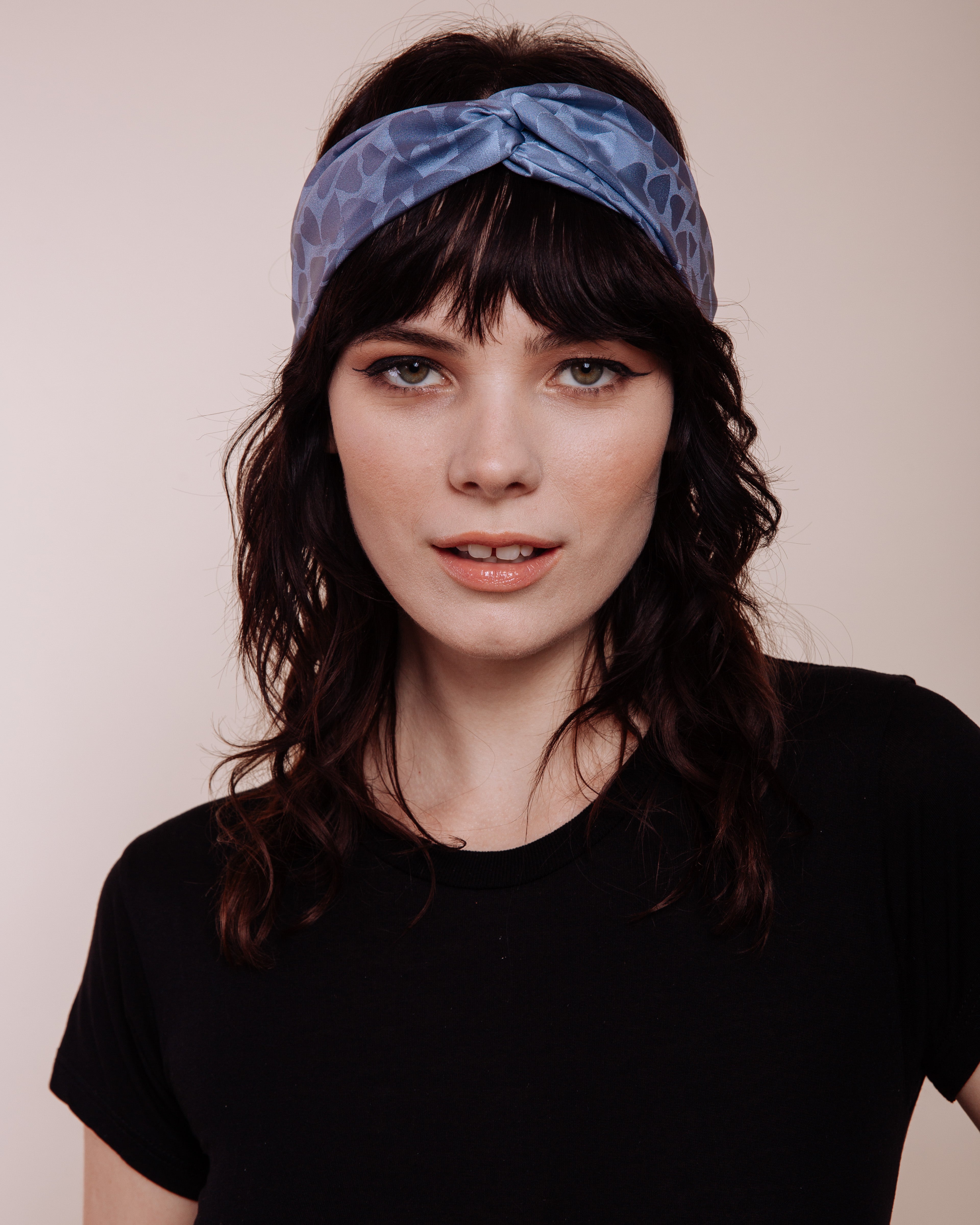 Queen of Hearts: Blue - Headwrap