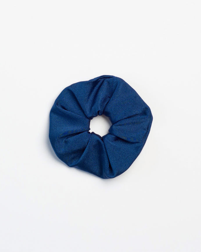 Navy Shimmer - Scrunchie